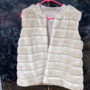 fur vest